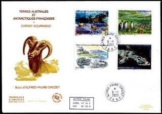 French Antarctic Sc.# 329 Voyage Booklet FDC (3)