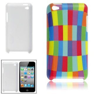 Colorful Checkered Hard Plastic IMD Back Cover for Ipod