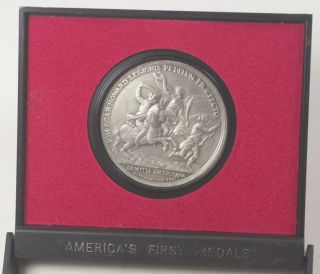 Major Henry Lee Henrico Lee Legionis Pewter Medal 37 mm w Case 64257