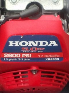 Honda 2600 PSI Power Water Pressure Washer