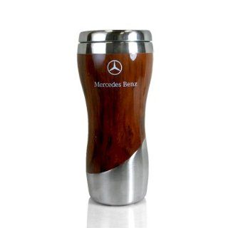 Mercedes Benz Wood Grain Tumbler Coffee Mug, Genuine Product : 