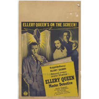 Ellery Queen, Master Detective Movie Poster (27 x 40