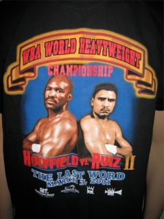  Heavyweight Boxing Championship Holyfield vs Ruiz T Shirt Mens XL