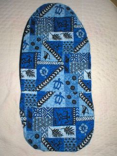 Tapa Hawaiian Quilt Car Seat Covers Bench Cover Blue