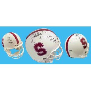 John Elway Hand Signed Stanford Helmet: Everything Else