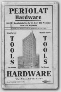 1916 Perilot Antique Tools and Hardware Catalog on CD