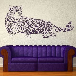 Giant Leopard Cat Wall Art Stickers Graphic Decal Transfer Large