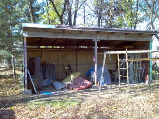 Steel frame 12x12x24 Building Horse Hay Barn Shed horse stall