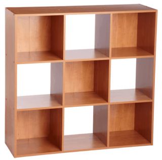New Stackable 9 Cube Sturdy Laminate Closet Storage Organizer Quick