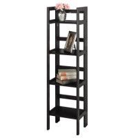  Folding Storage Shelf Bookcase New by Winsome Wood 51 High
