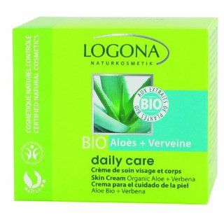 Daily Care Facial Cream Aloe & Verbena Org 3.4z: Health