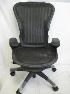 Herman Miller Highly Adjustable Lumbar Support Aeron Chair Medium Size