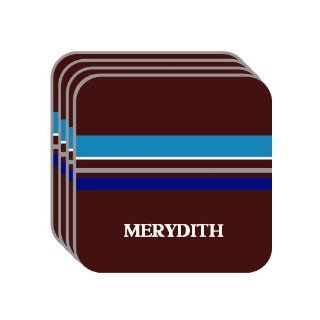 Personal Name Gift   MERYDITH Set of 4 Mini Mousepad