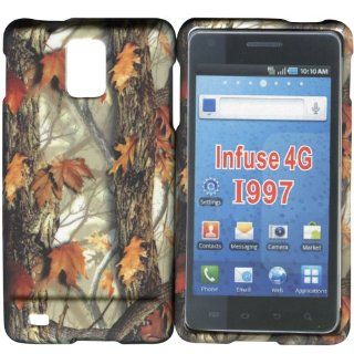 Samsung Infuse i997 4G at&t Camo Yellow Branches Case