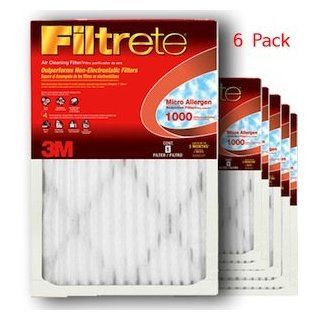 Filtrete Micro Allergen Home Air Filter 6 PACK Red 14x30x1
