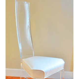1970s High Back Hill Manufacturing Lucite Chairs