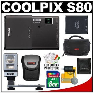 Nikon Coolpix S80 14.1 MP Digital Camera with 3.5 Inch