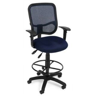 BEF1498129   Best Navy Modern Mesh Drafting Chairwith