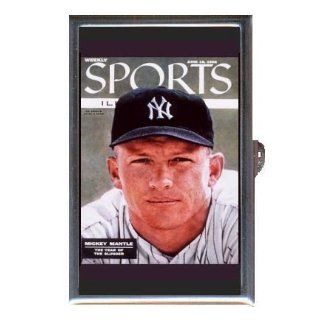 MICKEY MANTLE NY YANKEES 2 Coin, Mint or Pill Box: Made in