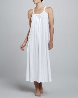 long pima jersey gown white $ 130