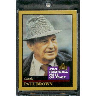 1991 ENOR Paul Brown Football Hall of Fame Coach/Owner