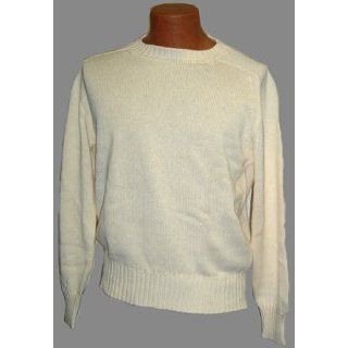 Grasscourt Mens Cream Cotton Sweater   XL Clothing