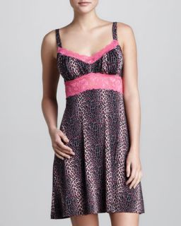  in pink $ 141 00 cosabella anouck leopard print chemise black
