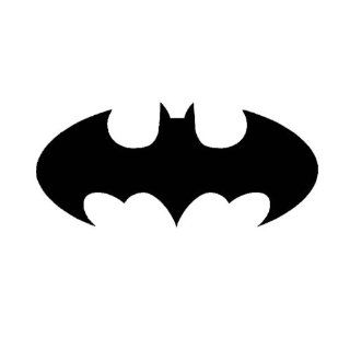 Batman Bat Logo Gothic Tribal Vinyl Decal Sticker