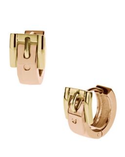 Michael Kors Knot Clip Earrings, Golden/Rose Golden   