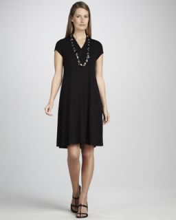  jersey dress women s available in black graphite $ 198 00 eileen