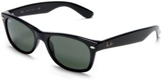 Ray Ban RB2132 New Wayfarer Sunglasses,Black Frame/G 15