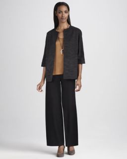 Eileen Fisher Eco Pebble Jacket, Long sleeve Tee & Washable Straight