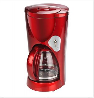  Red Electric 10 Cup Drip Coffee Maker Hot Plate Sneak A Cup