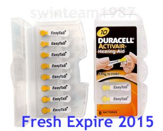 Duracell Hearing Aid Batteries Size 10 New Pack 40 Pcs