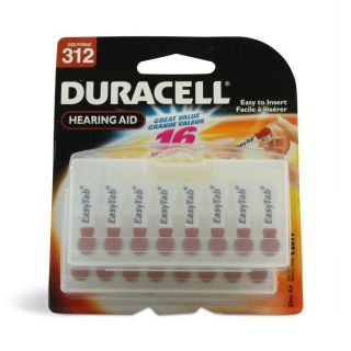  312 Easy Tab Hearing Aid Batteries 2 Packages of 16 Batteries