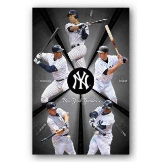 Yankees   Collage 11 Wall Poster 22 X 34