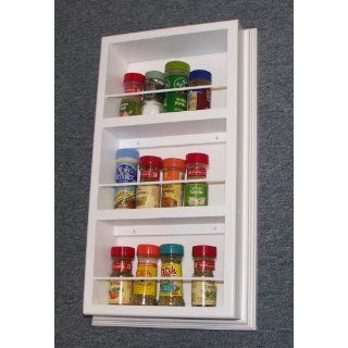  Recessed ON the wall Spice Rack, 34H, multiple colors
