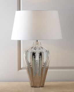 H6HS1 Arteriors Shelby Polished Nickel Table Lamp