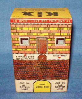 Nice Small Vtg Dated 1946 General Mills Kix Cereal Sample Size Box