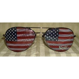 American Flag Aviator Sunglasses Glasses 