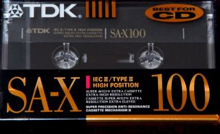 TDK SA x 100 High Bias SEALED Blank Audio Cassette Recording Tape