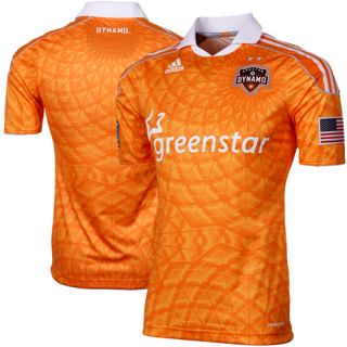 Adidas Houston Dynamo Authentic 2012 Home Jersey Orange