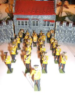 Britains Set 2110 US Military Band Yellow Tunics 25 Pieces 1956 63