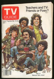 TV Guide Welcome Back Kotter Robert Hegyes 10 22 1977