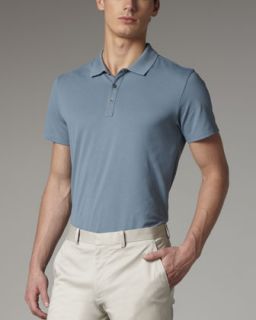 Stefano Ricci Pinstripe Dress Shirt, Light Blue   
