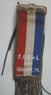 1894 Antique POS of A Washington Camp Highspire PA