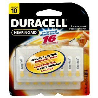 Duracell 1.4 Volt Zinc Air Hearing Aid Batteries Size 10