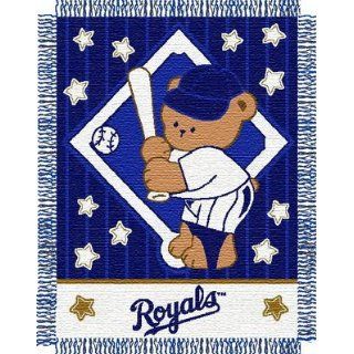 Kansas City Royals Woven Baby Blanket 36 x 48: Sports