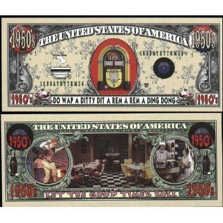 1950s Diner $Million Dollar$ Novelty Bill Collectible