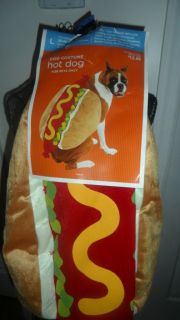 Hot Dog Costume for Dogs 25 50 Lbs